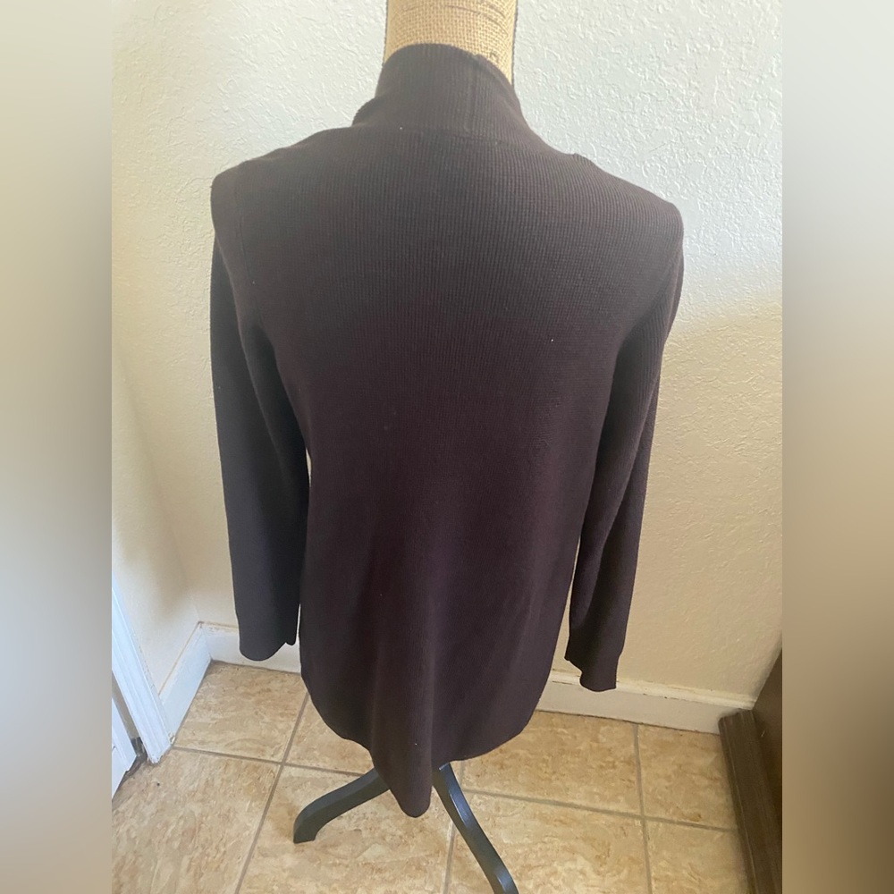 Elegant Brown Women's Sweater - Picture 2 of 5